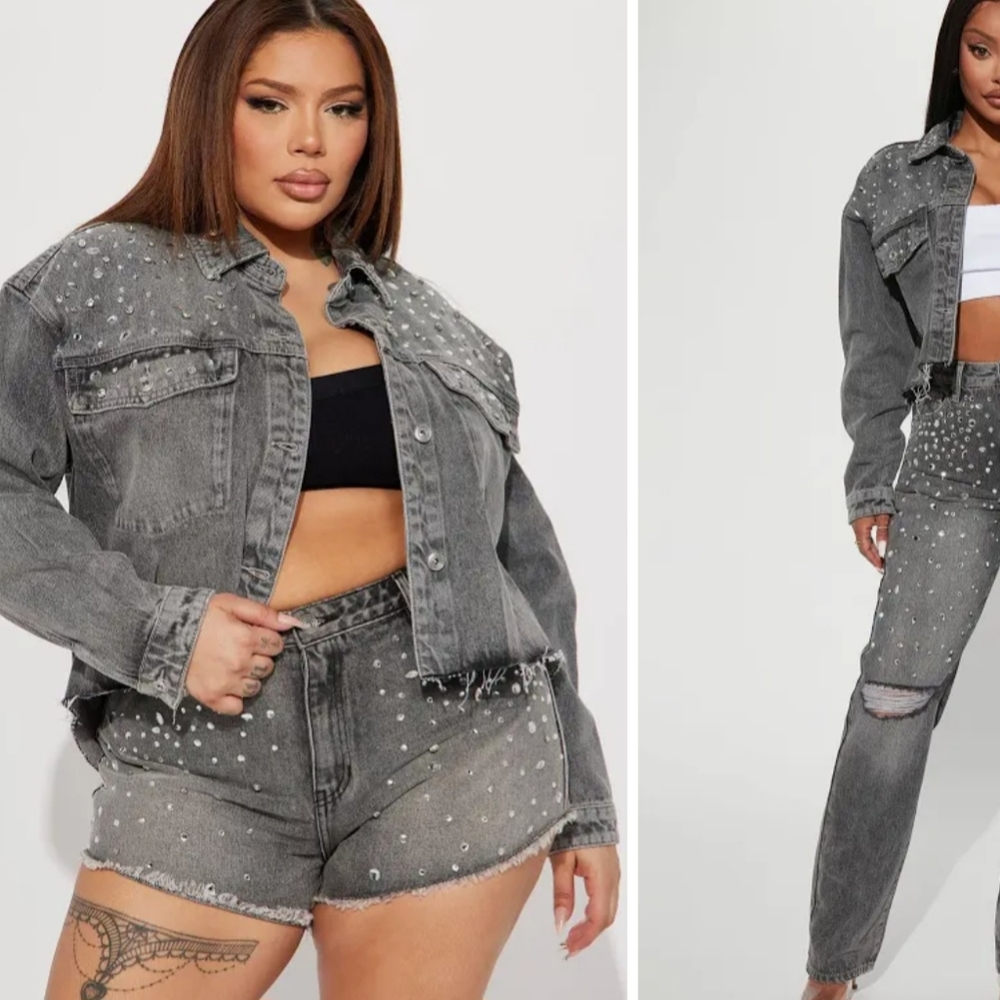 Embellished jacket nwt